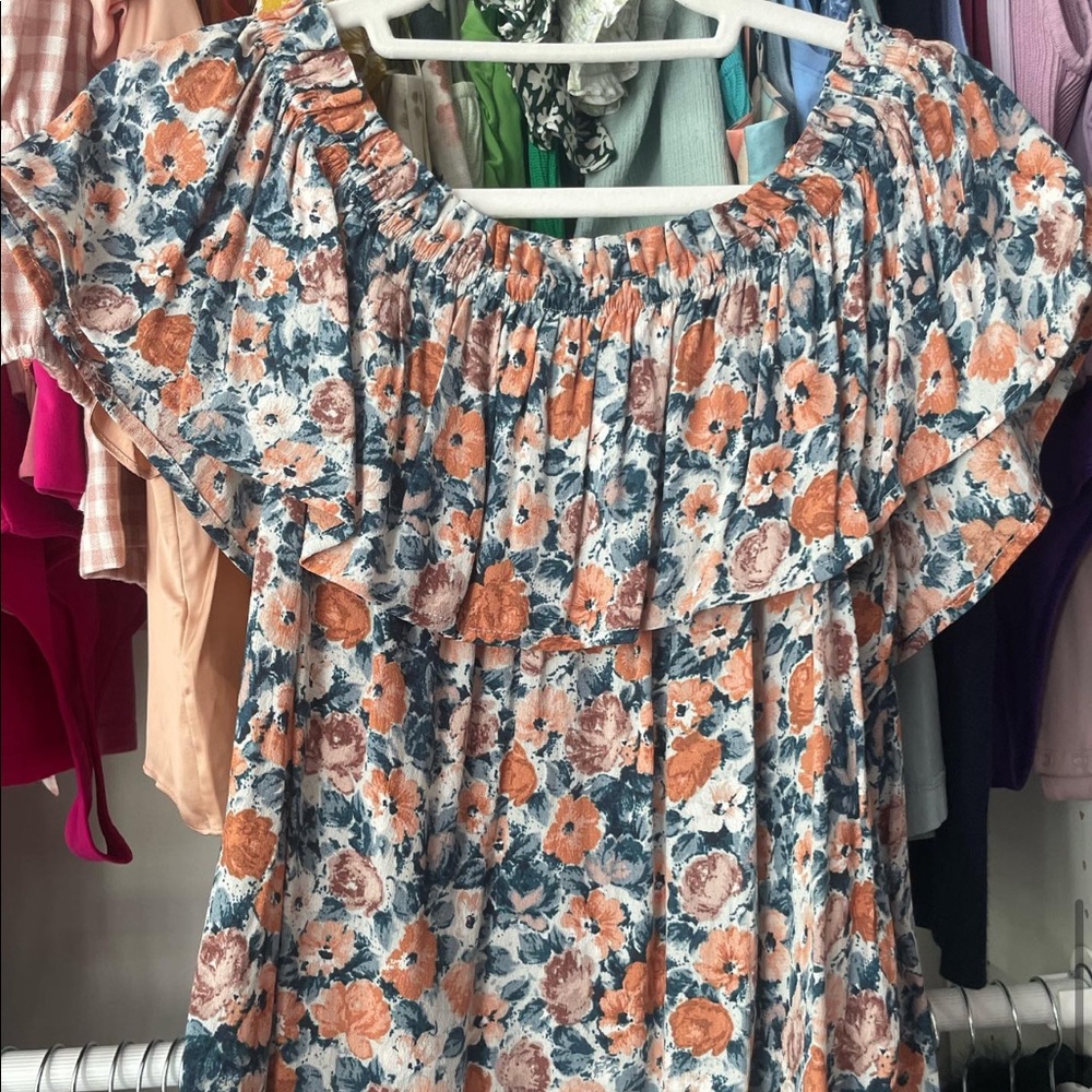Current Elliot off the shoulder top